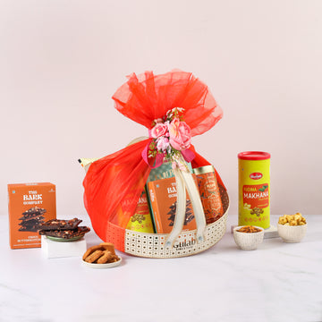 Divine Diwali Treasures Gift Basket