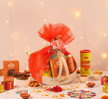 Divine Diwali Treasures Gift Basket